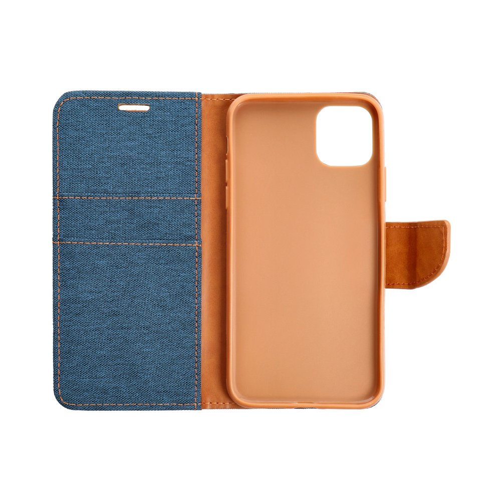 CANVAS Knižkové puzdro pre Samsung Galaxy S23 5G - modro hnedé