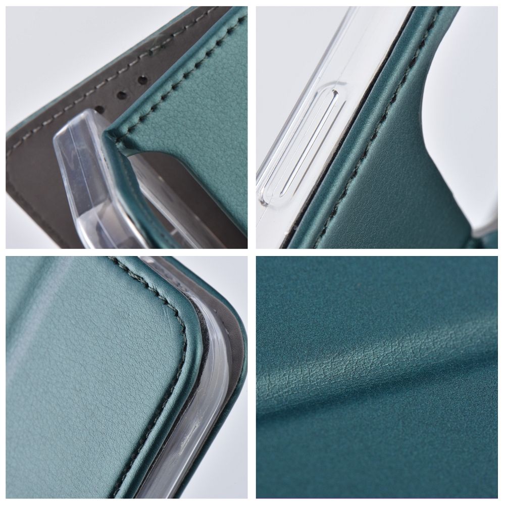 SMART MAGNETIC Peňaženkové puzdro pre Honor X7b - zelené