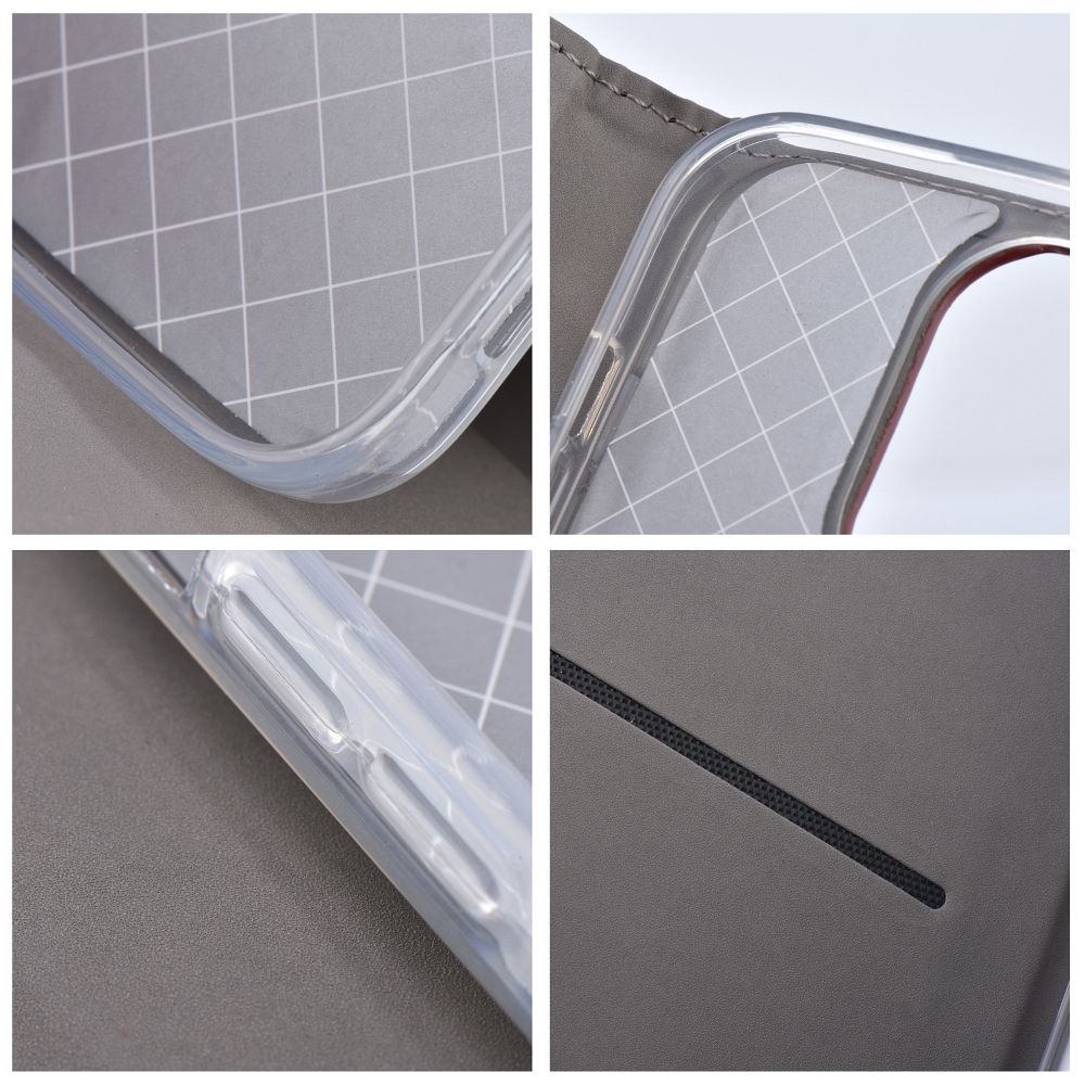 SMART MAGNETIC Peňaženkové puzdro pre Honor X7b - bordové