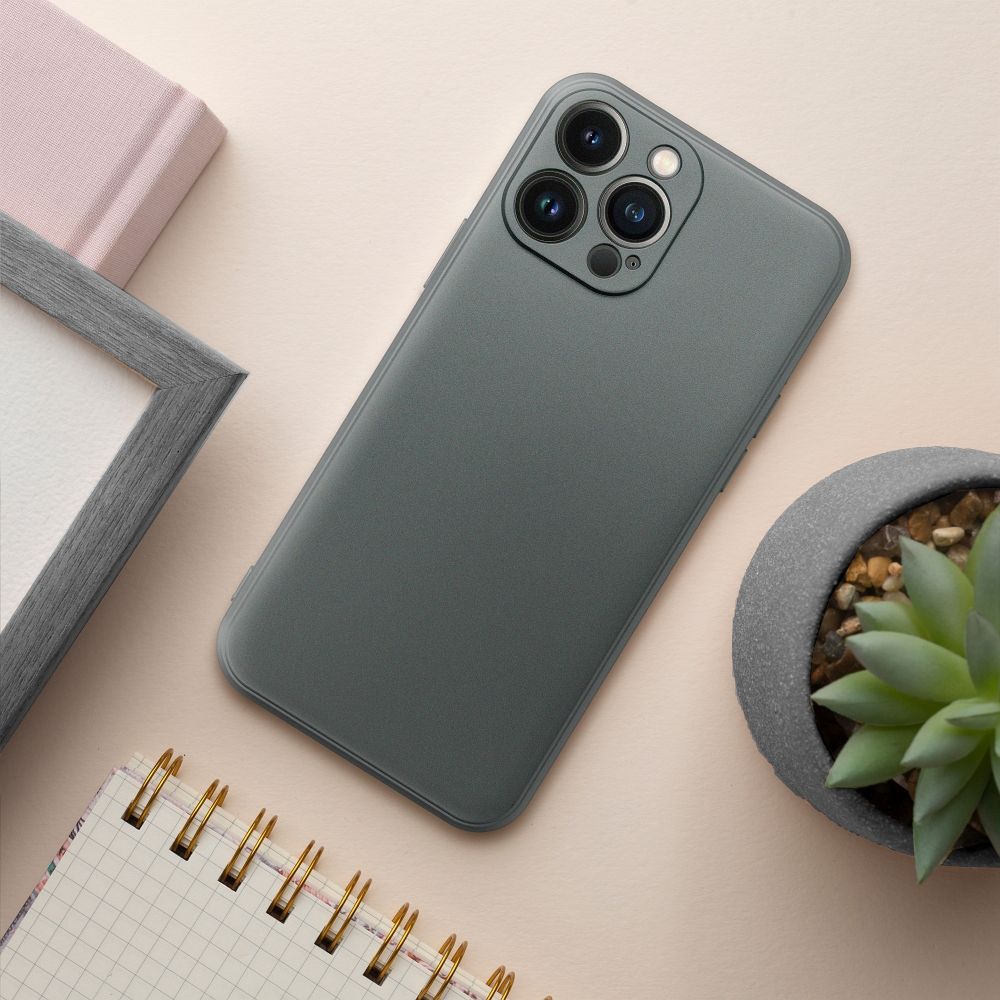 KOVOVÉ puzdro na Apple iPhone 16 Plus šedé