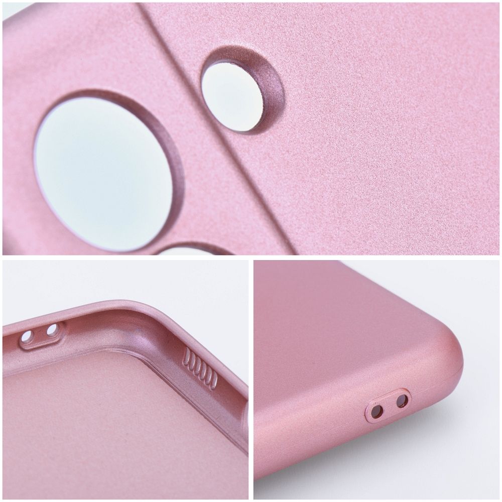 METALICKÉ puzdro na Apple iPhone 16 Plus ružové