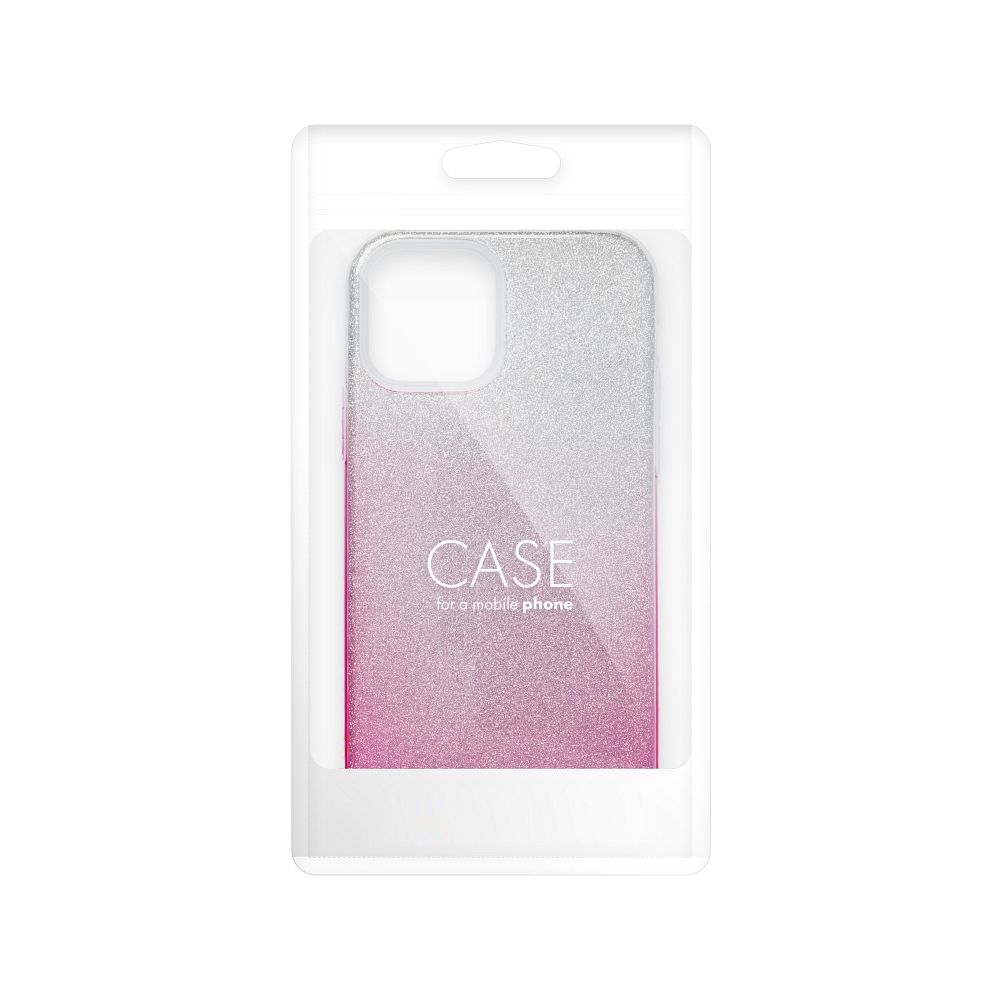 SHINING Puzdro na Apple iPhone 16 Pro transparentné ružové