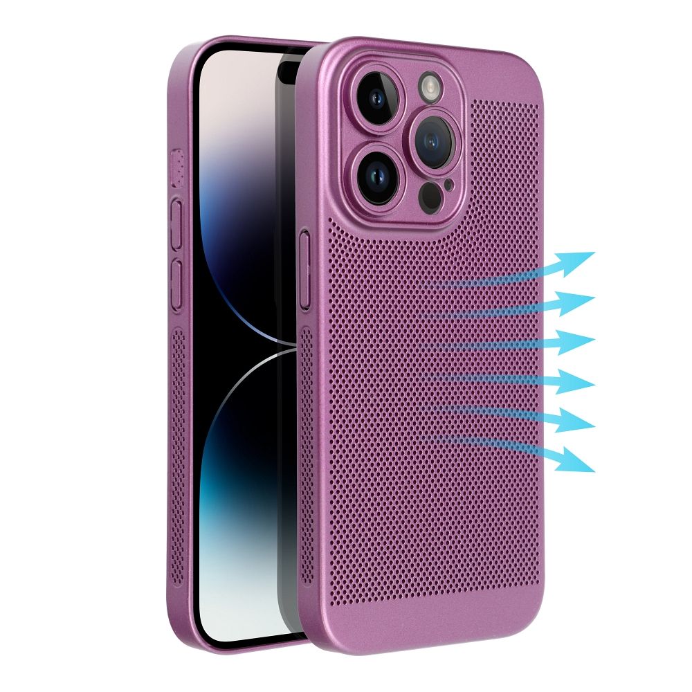 Púzdro BREEZY pre Apple iPhone 16 Plus fialové