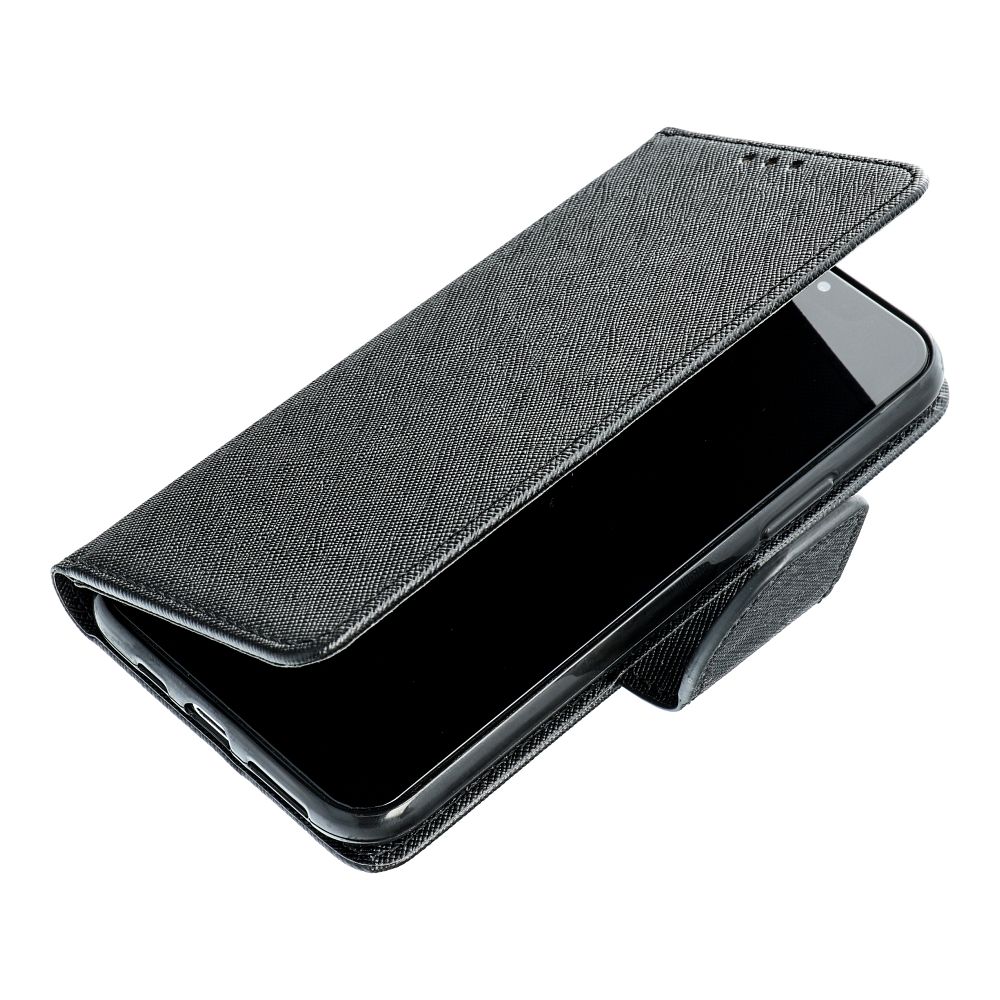 FANCY Knižkové puzdro Apple iPhone 16 čierne