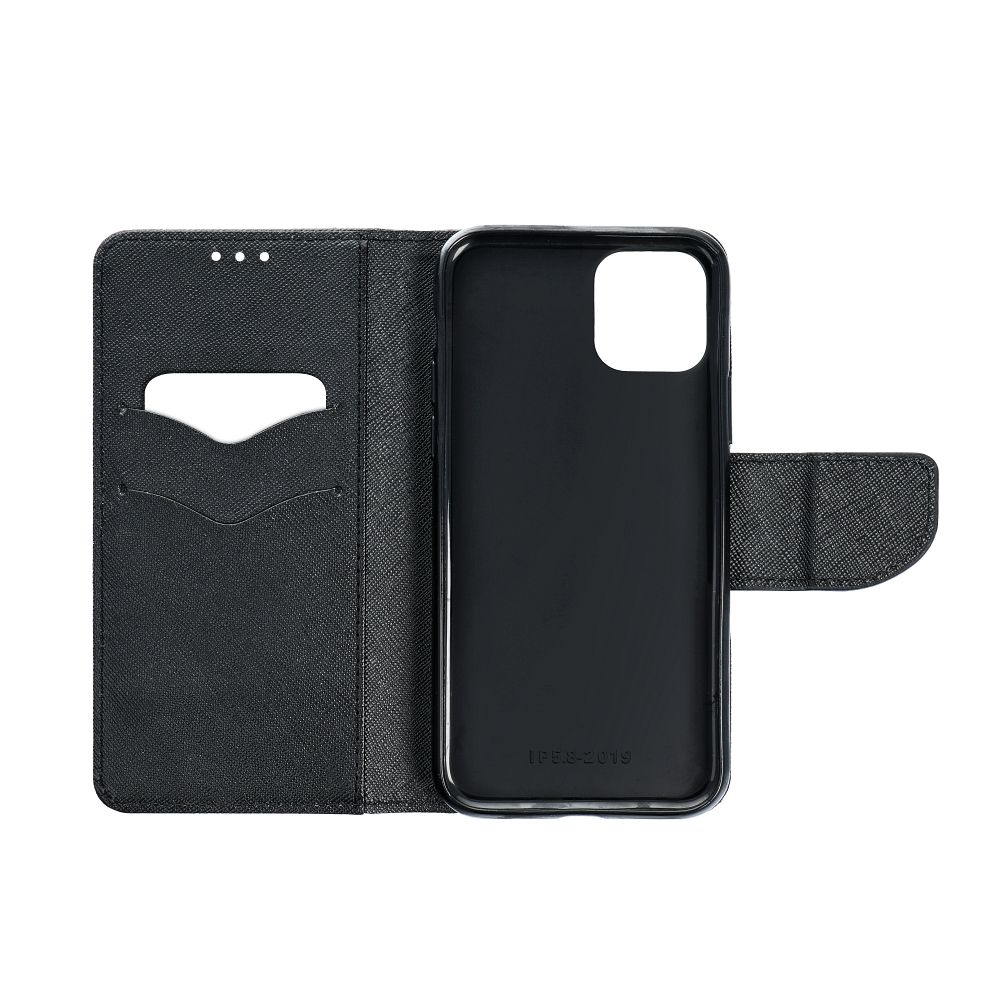 FANCY Knižkové puzdro Apple iPhone 16 čierne