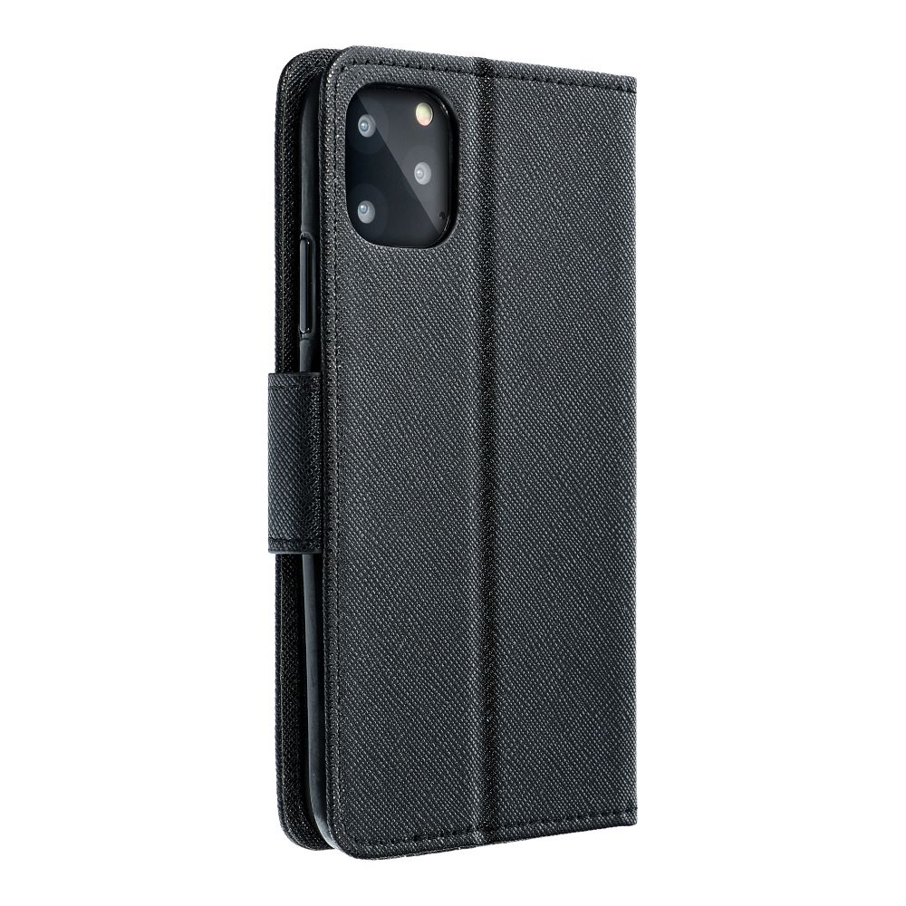 FANCY Knižkové puzdro Apple iPhone 16 čierne