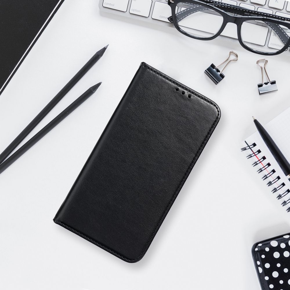 Knižkové puzdro SMART MAGNETO na Apple iPhone 16 Plus čierne