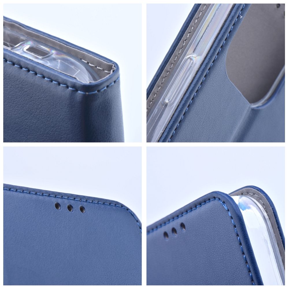 Knižkové puzdro SMART MAGNETO na Apple iPhone 16 Pro navy