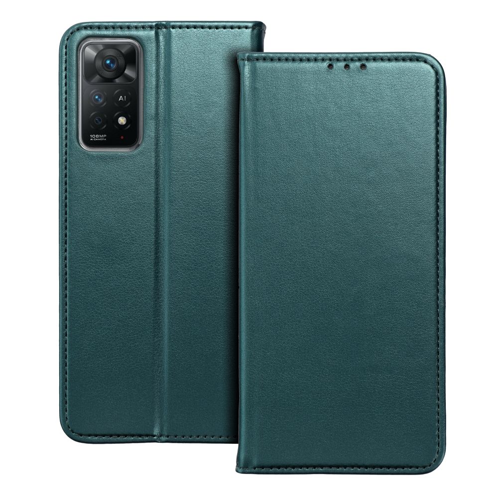 Knižkové puzdro SMART MAGNETO pre HUAWEI Nova 12i tmavo zelené