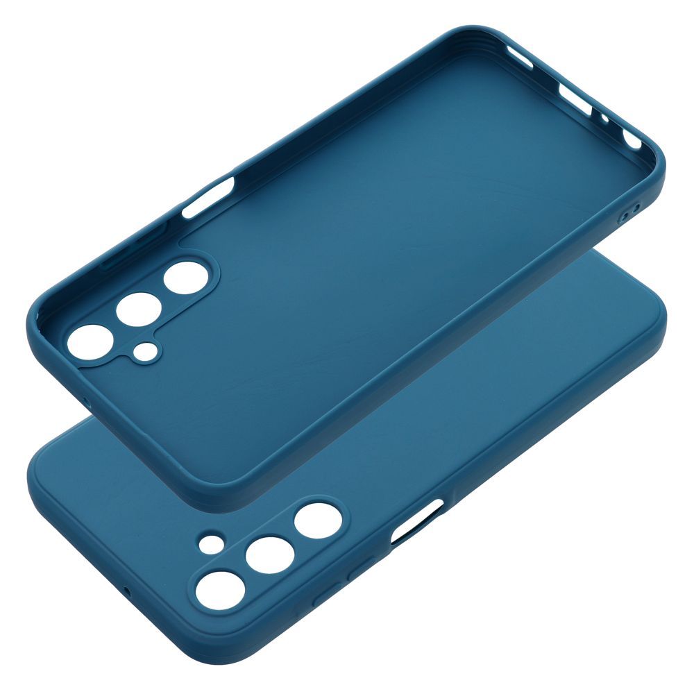 MATT Zadný silkonový kryt pre Samsung Galaxy A25 5G - modrý