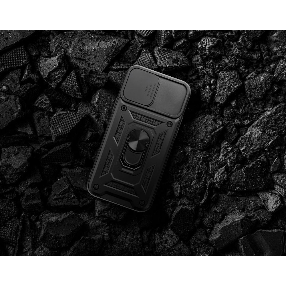 Puzdro SLIDE ARMOR pre Samsung Galaxy S24 FE čierne