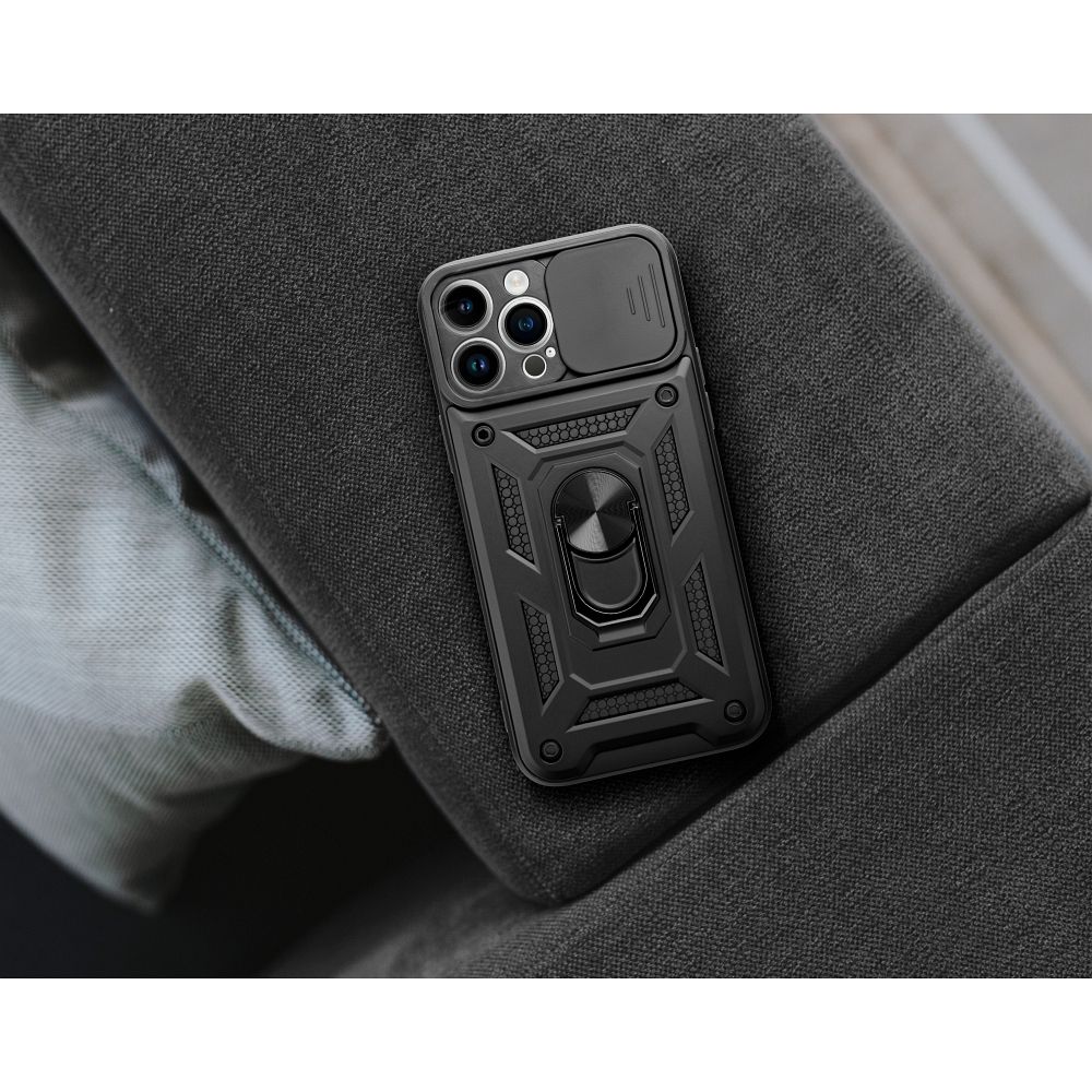 Puzdro SLIDE ARMOR pre Samsung Galaxy S24 FE čierne