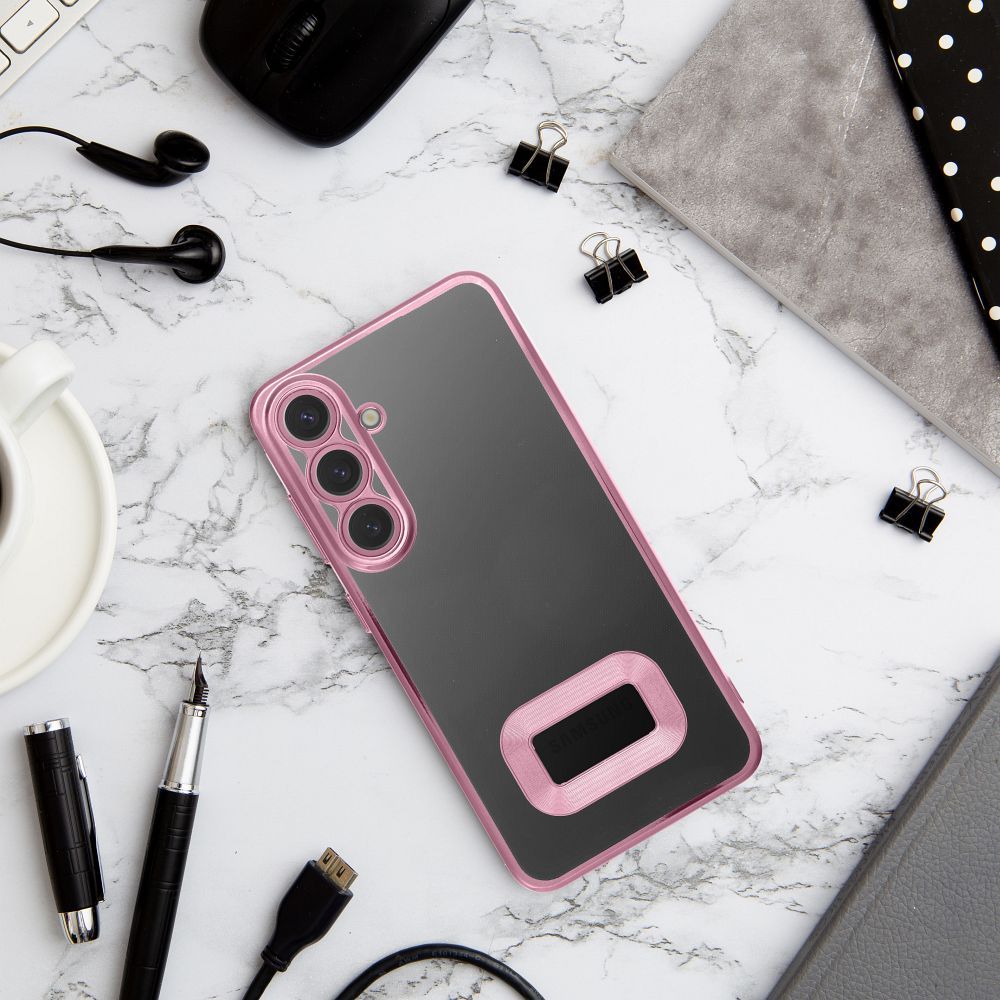 Puzdro GLAM pre Samsung Galaxy S24 FE rose pink