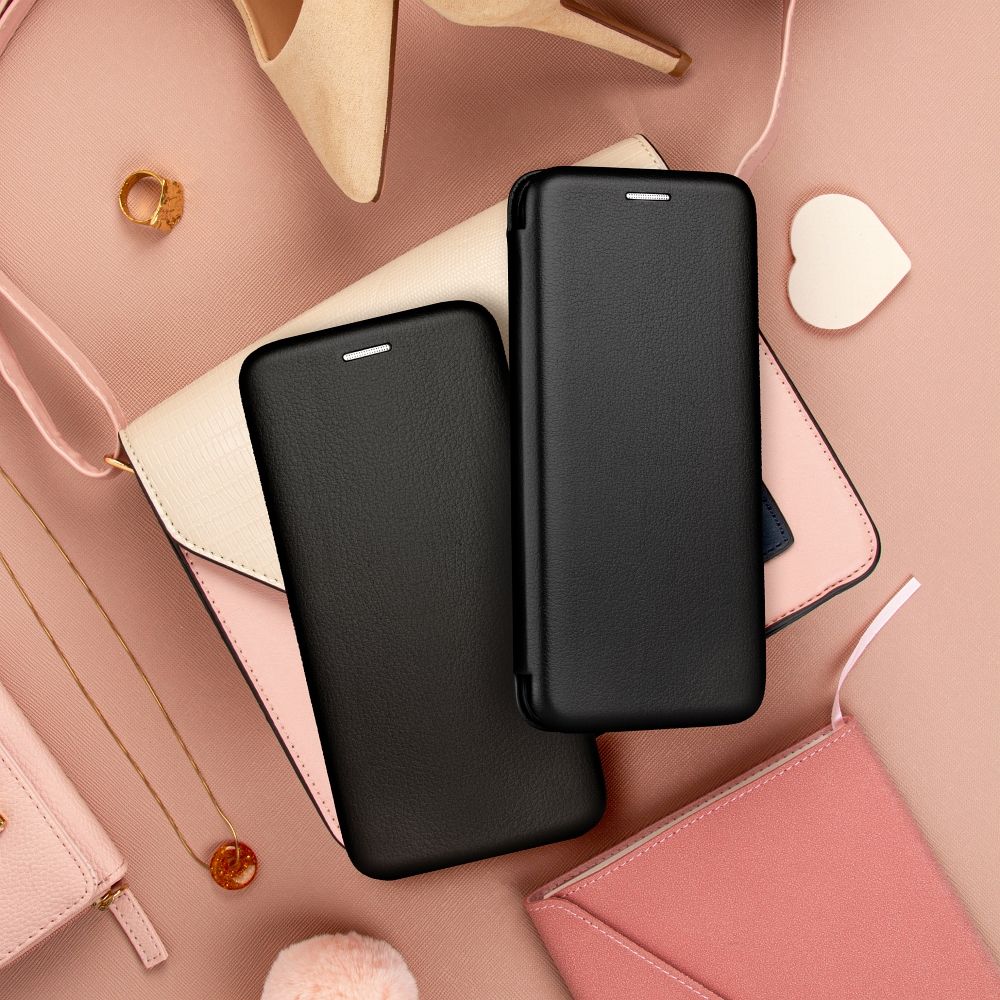 Knižkové puzdro ELEGANCE pre Samsung Galaxy S25 čierne