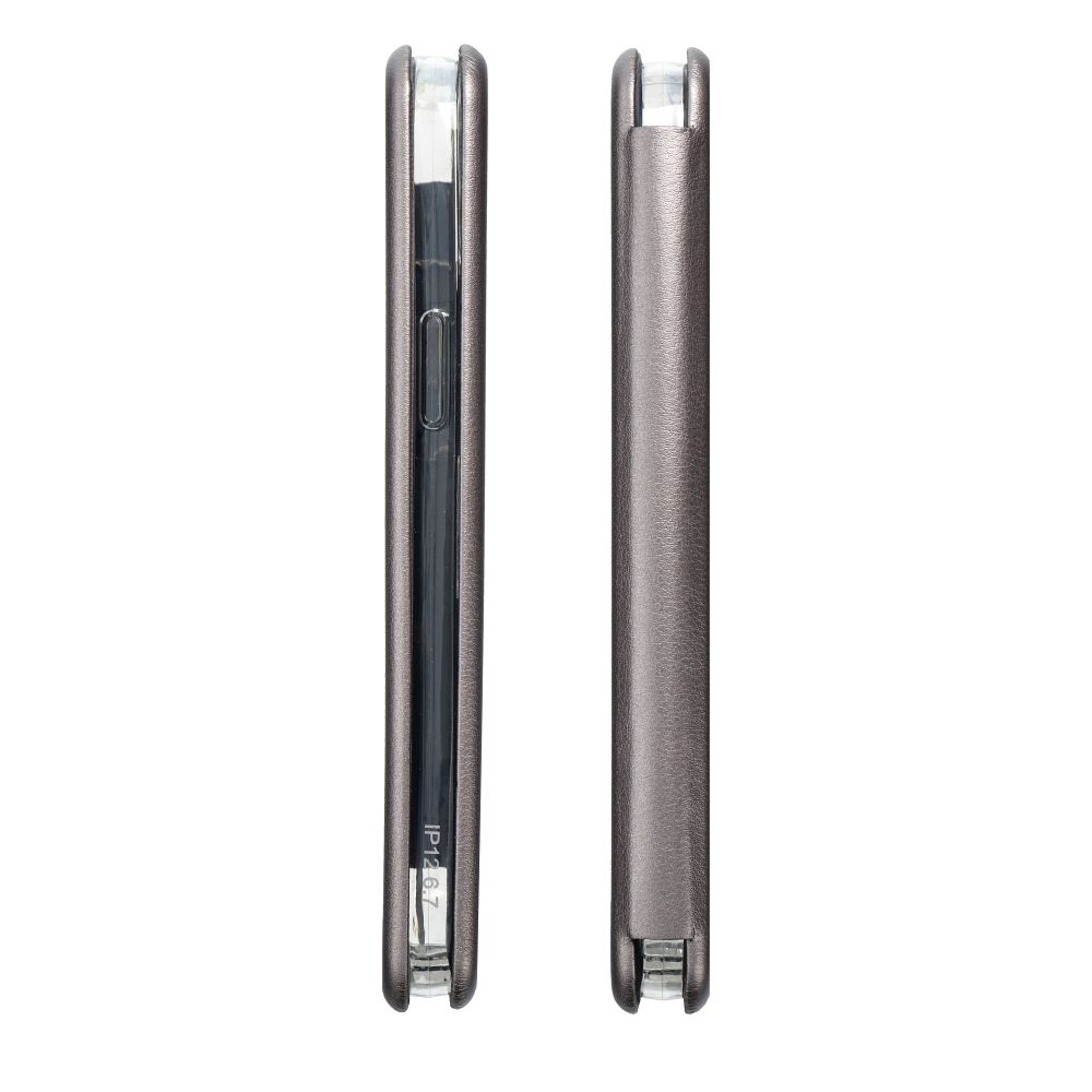 Knižkové puzdro ELEGANCE pre Samsung Galaxy S25 Plus šedé