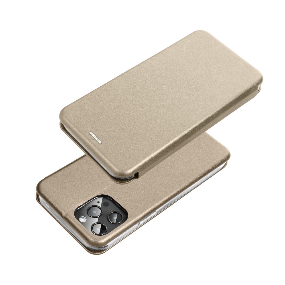 Knižkové puzdro ELEGANCE pre Samsung Galaxy S25 Plus zlaté