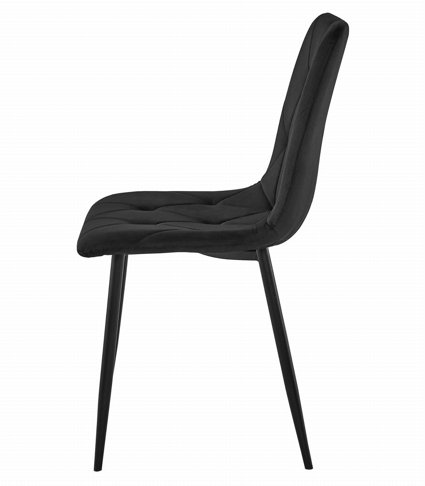 Sada stola NP 120x80cm Craft Black + 4 čierne stoličky LIBRA