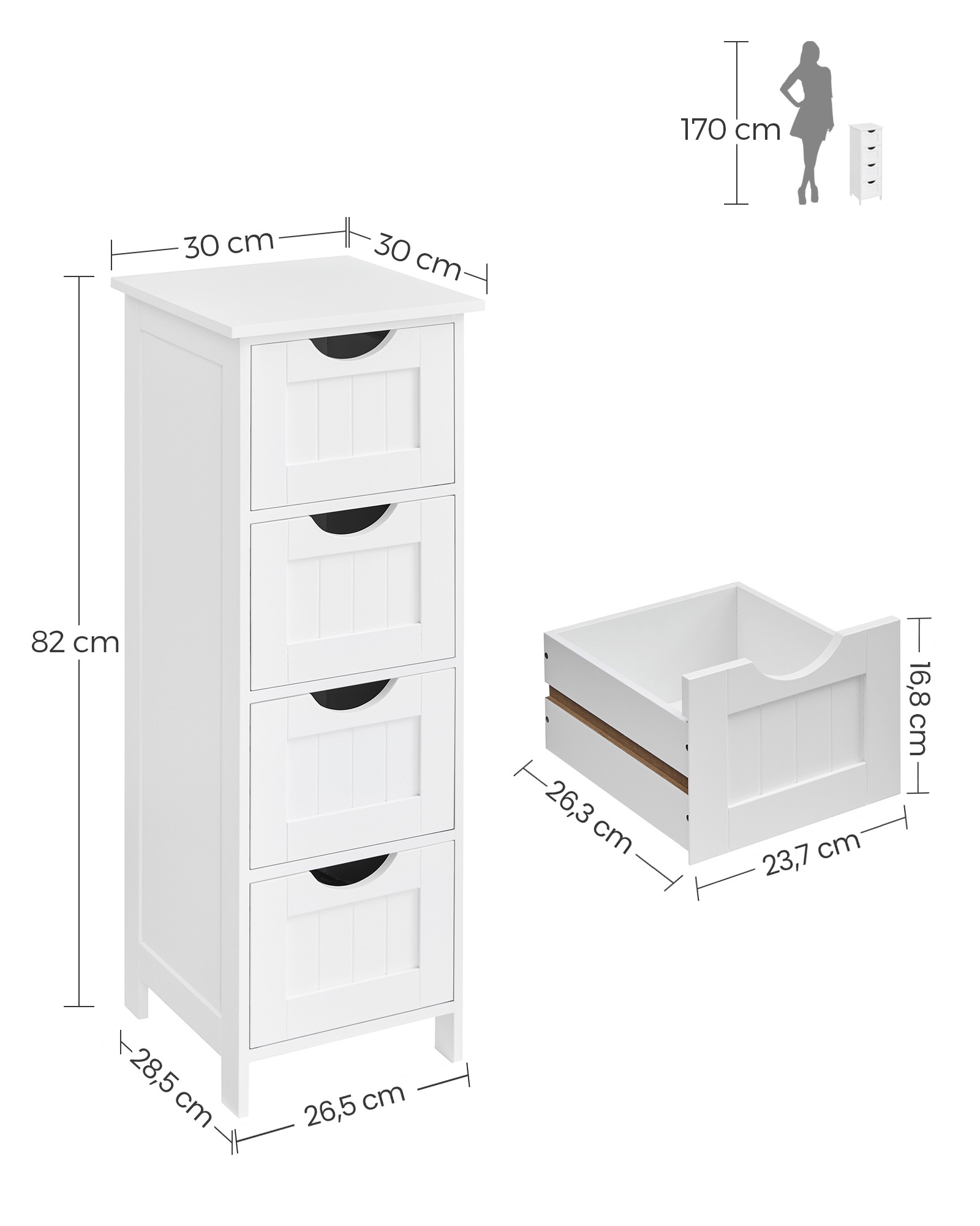 Kúpeľňová skrinka - LHC40W