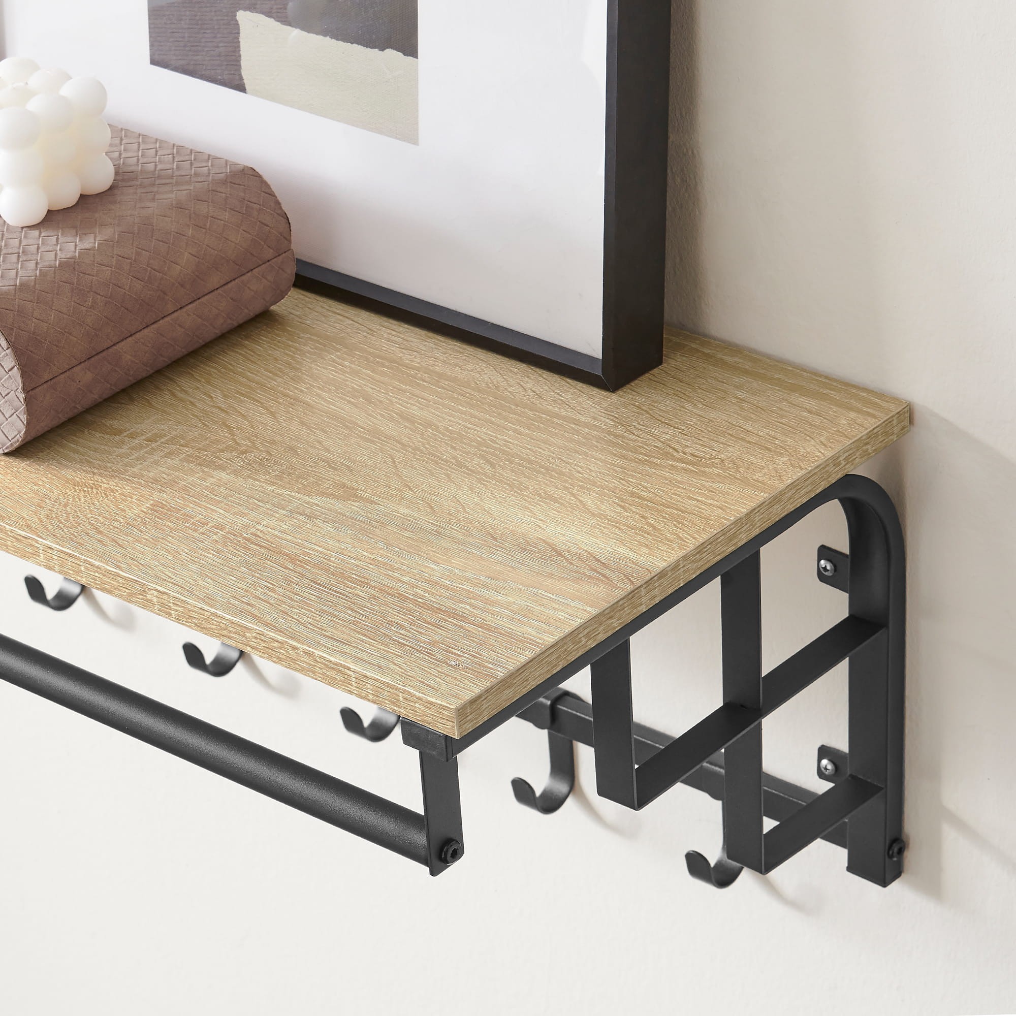 Polica s vešiakom - Sonoma - LCR012B11