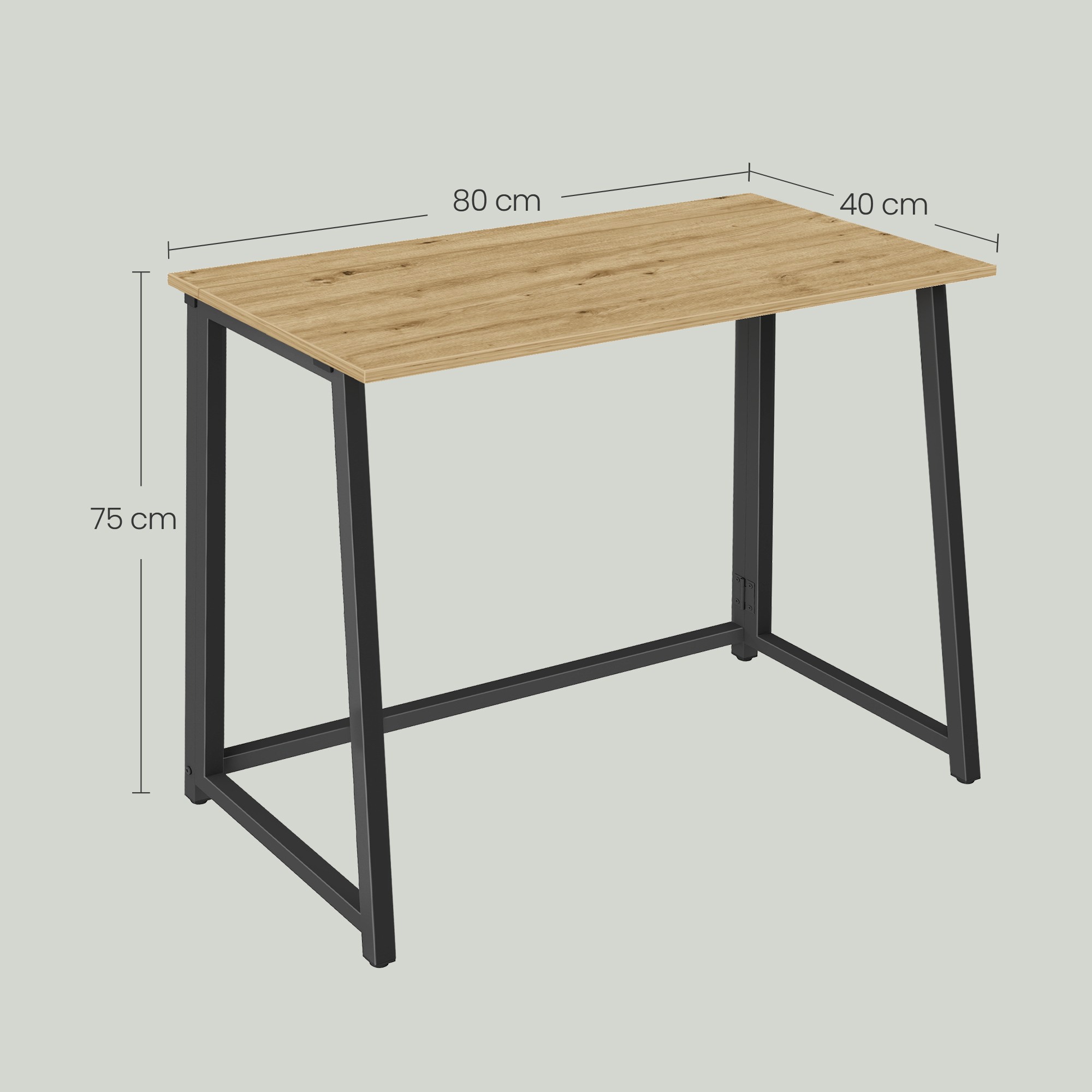 Počítačový stôl MAX 1.0 - Artisan / čierne nohy