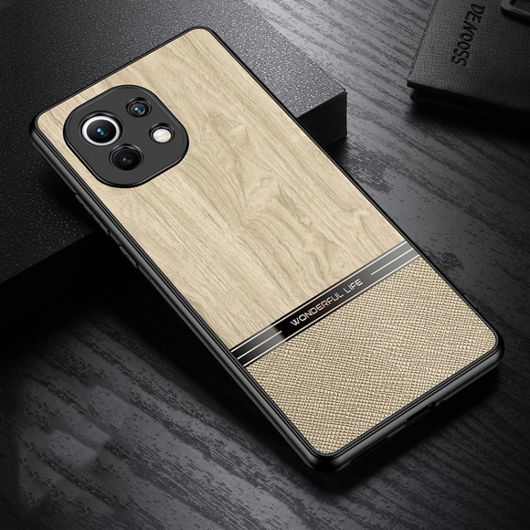 KERAMICKÁ FÓLIA + PUZDRO pre Xiaomi Mi 11 - Tvrdené wood hnedé