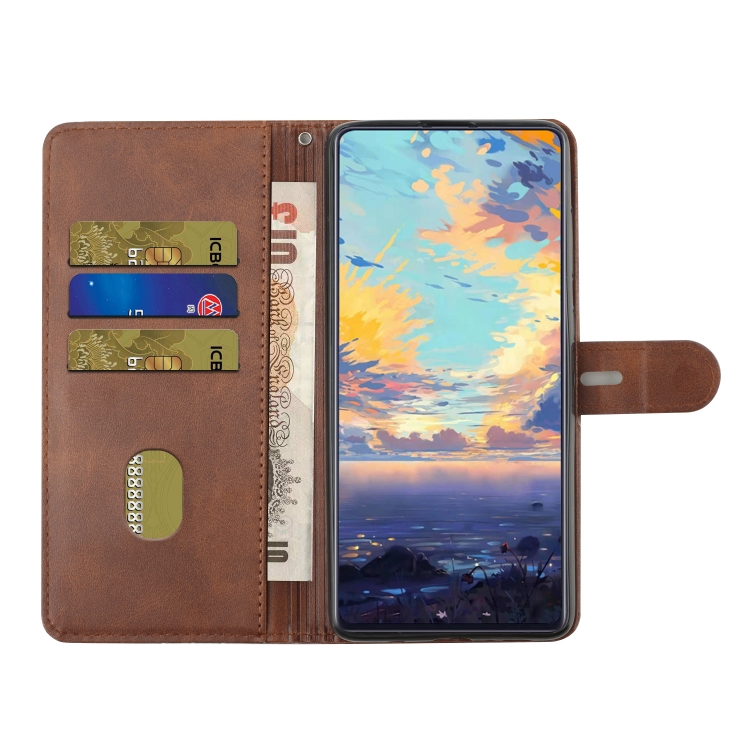 KERAMICKÁ FÓLIA + PUZDRO pre Xiaomi Mi 11 - Knižkové Solid hnedé