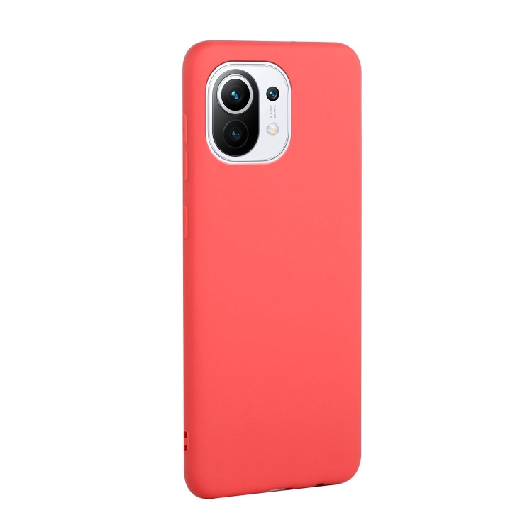 Silikónové puzdro pre Xiaomi Mi 11  - červené