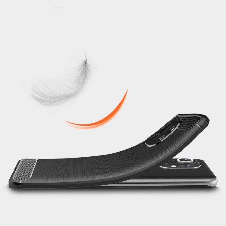 Silikónové puzdro pre Xiaomi Mi 11  - carbon čierne