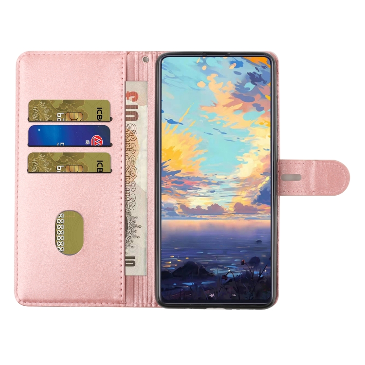 Knižkové puzdro Solid pre Xiaomi Mi 11  - ružové