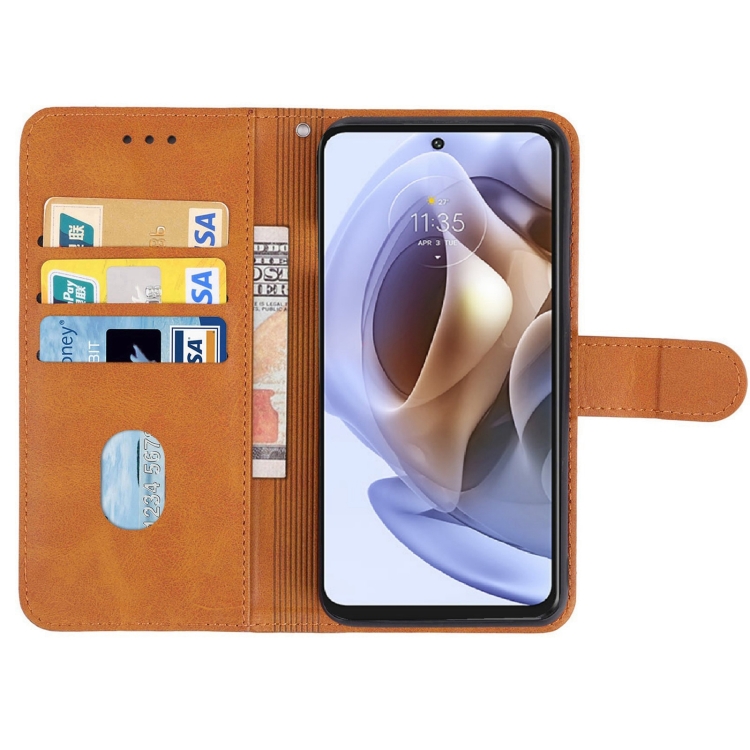 9D SKLO + PUZDRO pre Motorola Moto G31 / G41 - Knižkové Solid hnedé