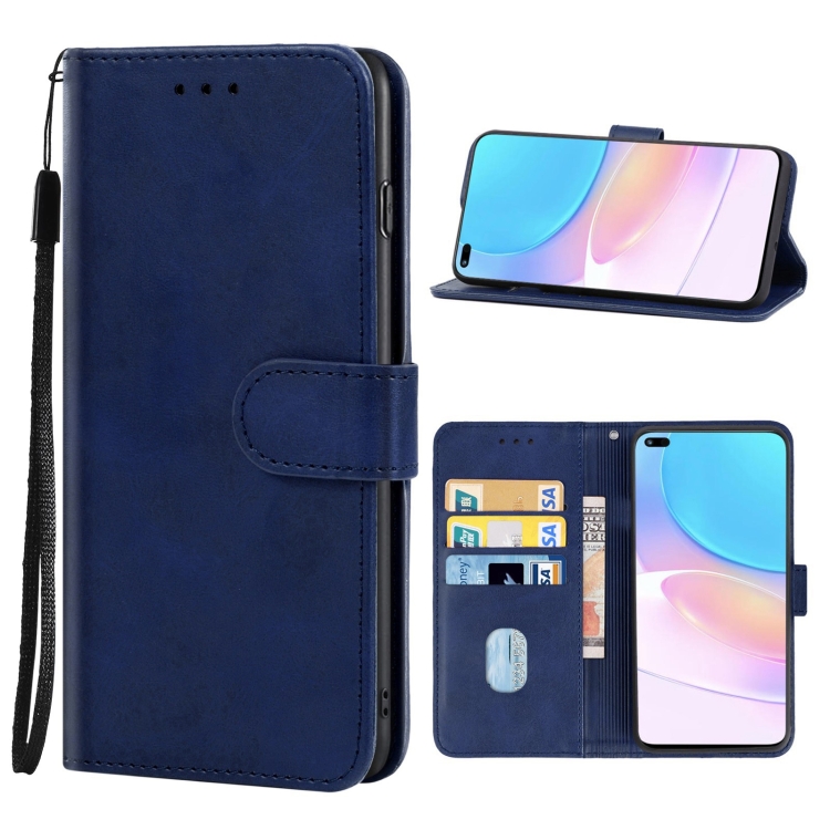 Knižkové puzdro pre Huawei Nova 8i / Honor 50 Lite - Solid modré