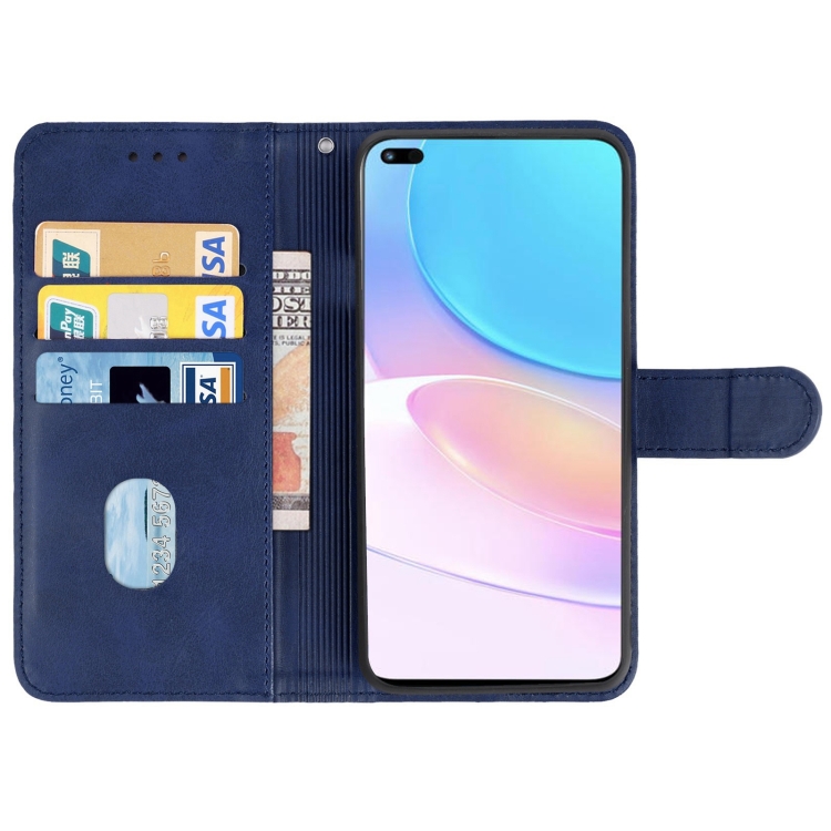 Knižkové puzdro pre Huawei Nova 8i / Honor 50 Lite - Solid modré