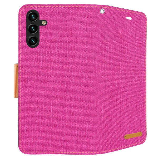 Knižkové puzdro pre Samsung Galaxy A13 5G / A04s - CANVAS ružové