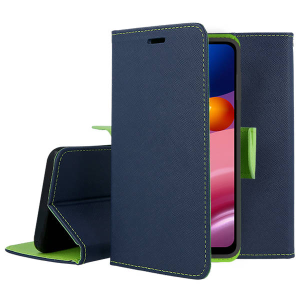Knižkové puzdro pre Samsung Galaxy A13 5G / A04s - Smart FANCY modro zelené