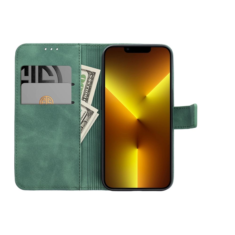 SKLO + PUZDRO 2v1 pre Xiaomi 12 Lite - Knižkové Solid zelené