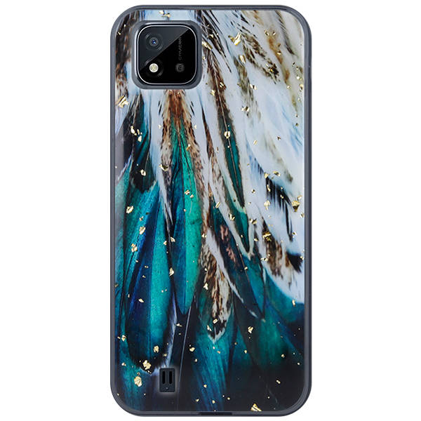 Silikónový kryt na Realme C11 2021 - GLAM feathers