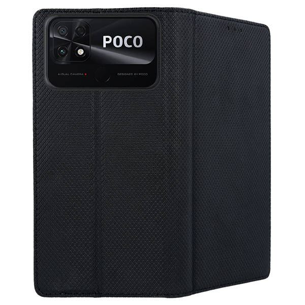 Knižkové puzdro pre Xiaomi Poco C40 - Smart Magnet čierne