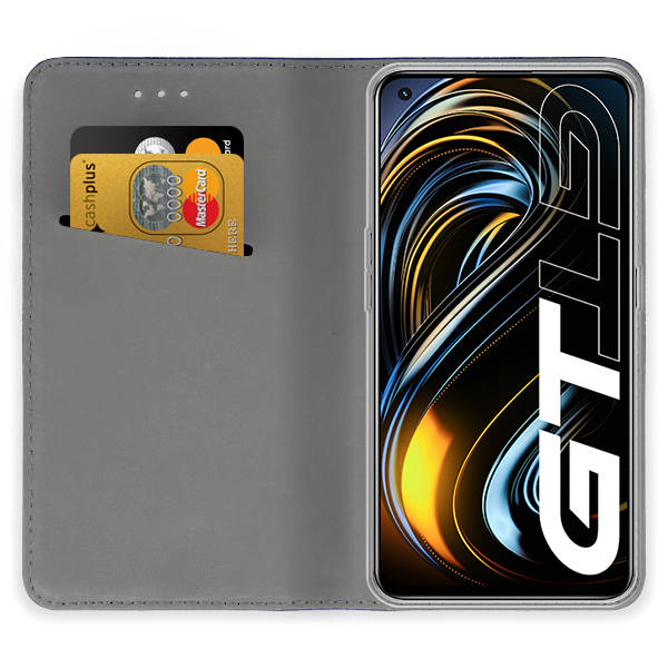 Knižkové puzdro pre Realme GT 5G - MAGNET modré