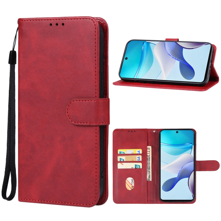 Knižkové puzdro pre Motorola Moto G53 5G - SOLID červené