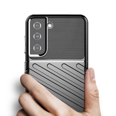 SKLO + PUZDRO 2v1 pre Samsung Galaxy S23 Plus 5G - Tvrdené THUNDER čierne
