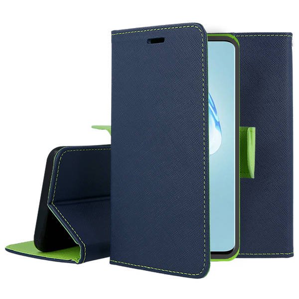 Knižkové puzdro pre Samsung Galaxy S23 Plus 5G - Smart FANCY modro zelené