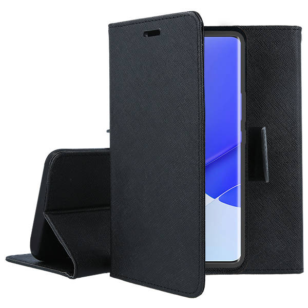 Knižkové puzdro pre Huawei Nova 10 SE - FANCY čierne