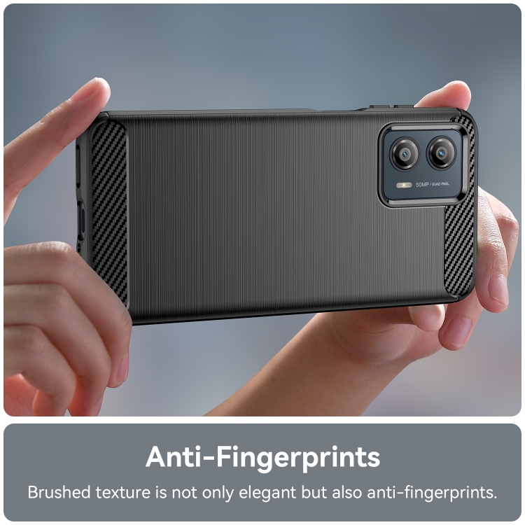 9D SKLO + PUZDRO 2v1 pre Motorola Moto G53 5G - Silikónové CARBON čierne