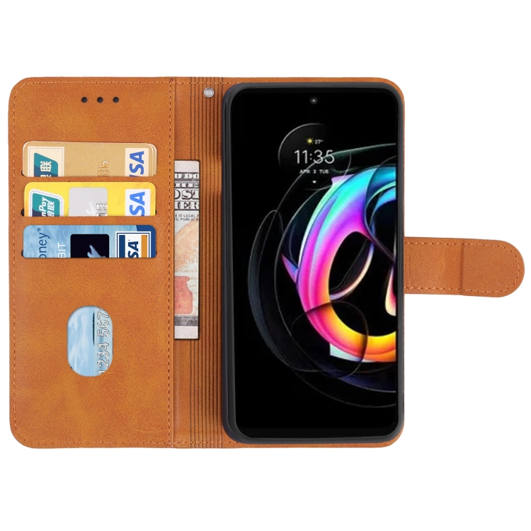 Knižkové puzdro pre Motorola Edge 30 Neo - SOLID hnedé