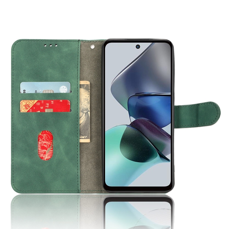 Knižkové puzdro pre Motorola Moto G23 / G13 - SOLID zelené