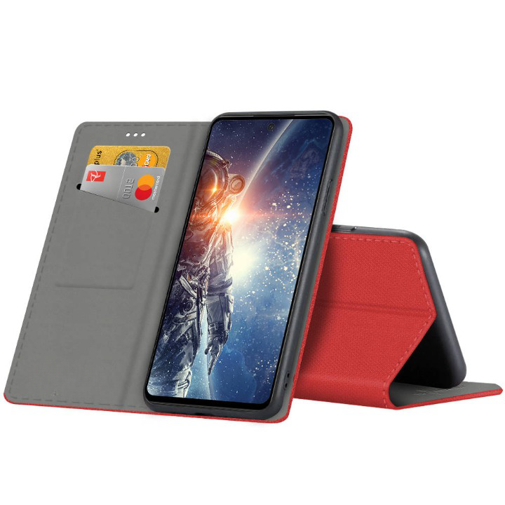 Knižkové puzdro na Samsung Galaxy A54 5G - MAGNET červené