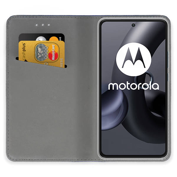 9D SKLO + PUZDRO 2v1 pre Motorola Edge 30 Neo - Knižkové MAGNET červené