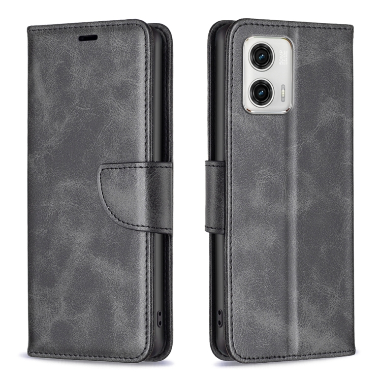9D SKLO + PUZDRO 2v1 pre Motorola Moto G73 5G - Knižkové SOLID čierne