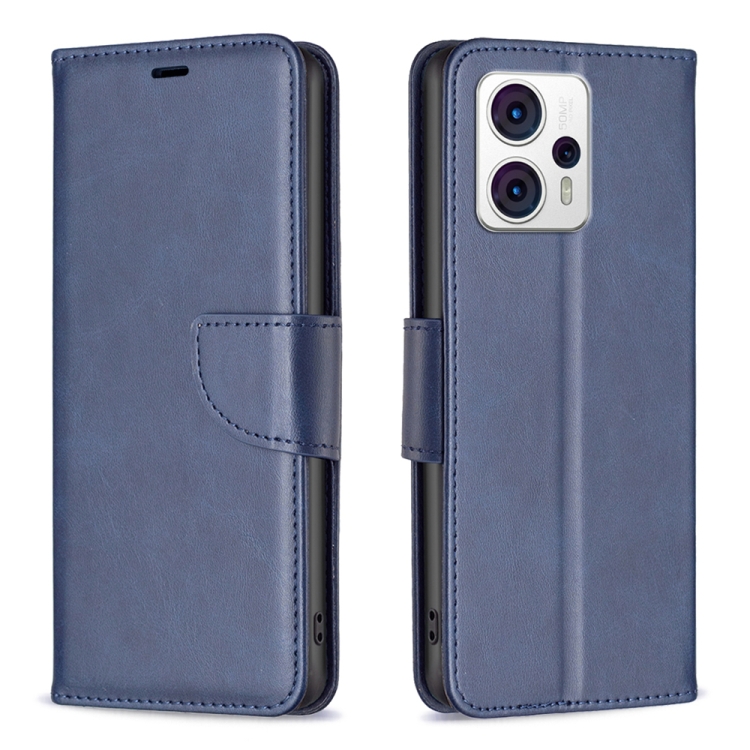 9D SKLO + PUZDRO 2v1 pre Motorola Moto G53 5G - Knižkové LEATHER modré