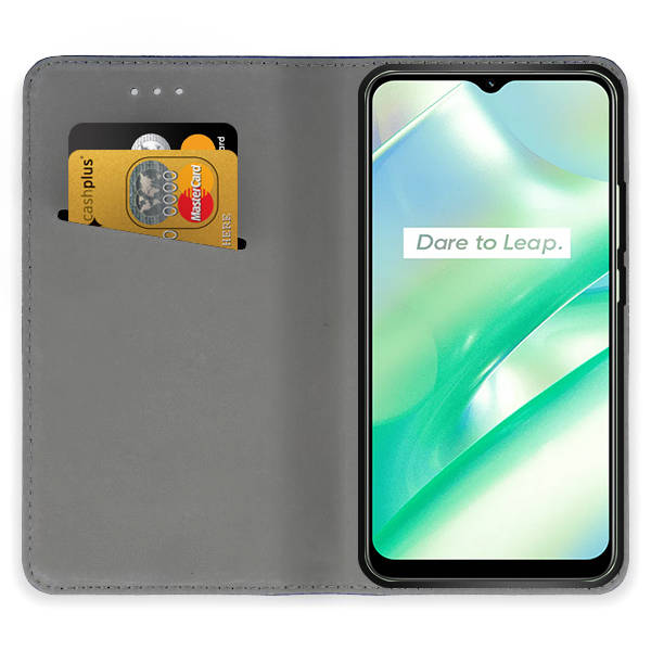 Knižkové puzdro pre Realme C33 - SMART MAGNET čierne
